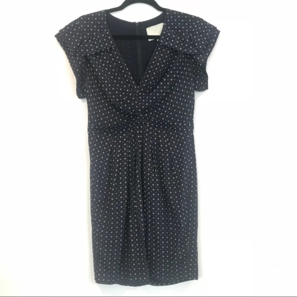 3.1 Phillip Lim Designer 6 Navy Star Silk Dress - Picture 2 of 8